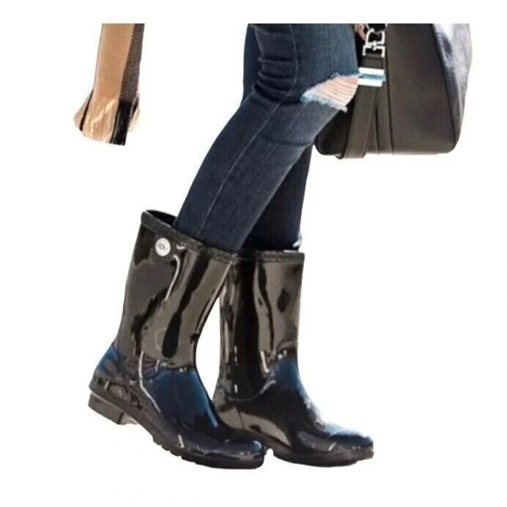 WOMEN'S UGG SIENNA BLACK BOOTS -‎ Size 7